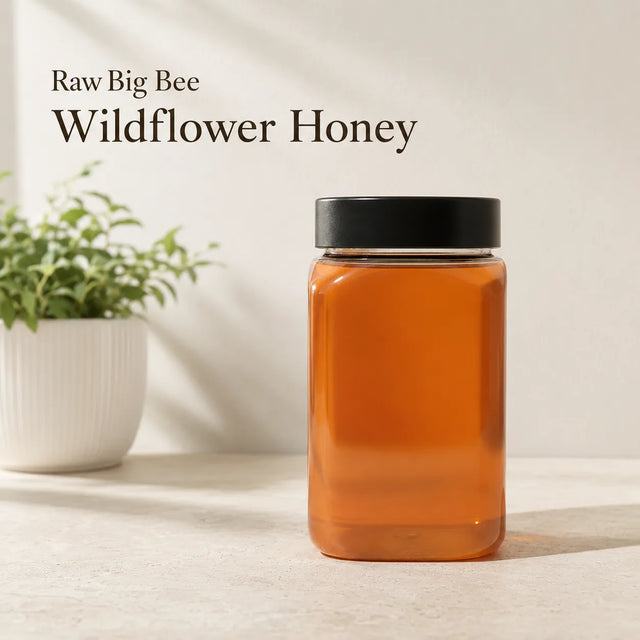 Raw Big Bee Wildflower Honey