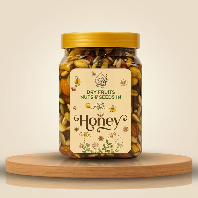 Premium Dry Fruits, Nuts & Seeds in Pure Honey