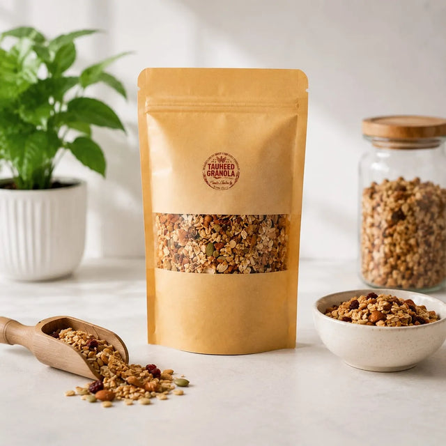 Premium Natural Granola | 100% Oven-Baked | Whole Oats, Nuts & Seeds